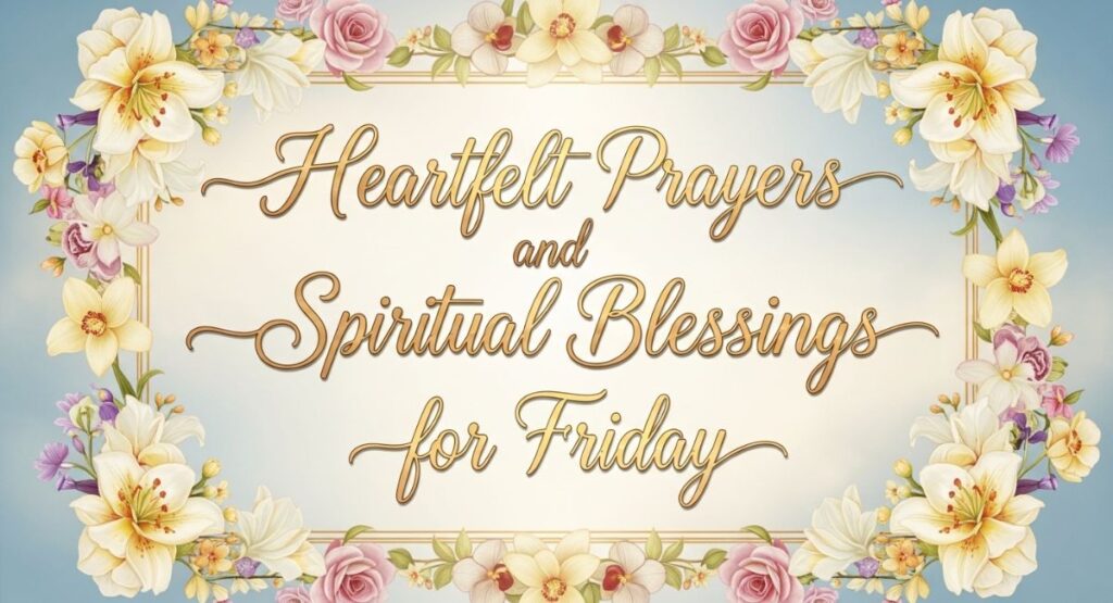 Heartfelt Prayers and Spiritual Blessings for Friday