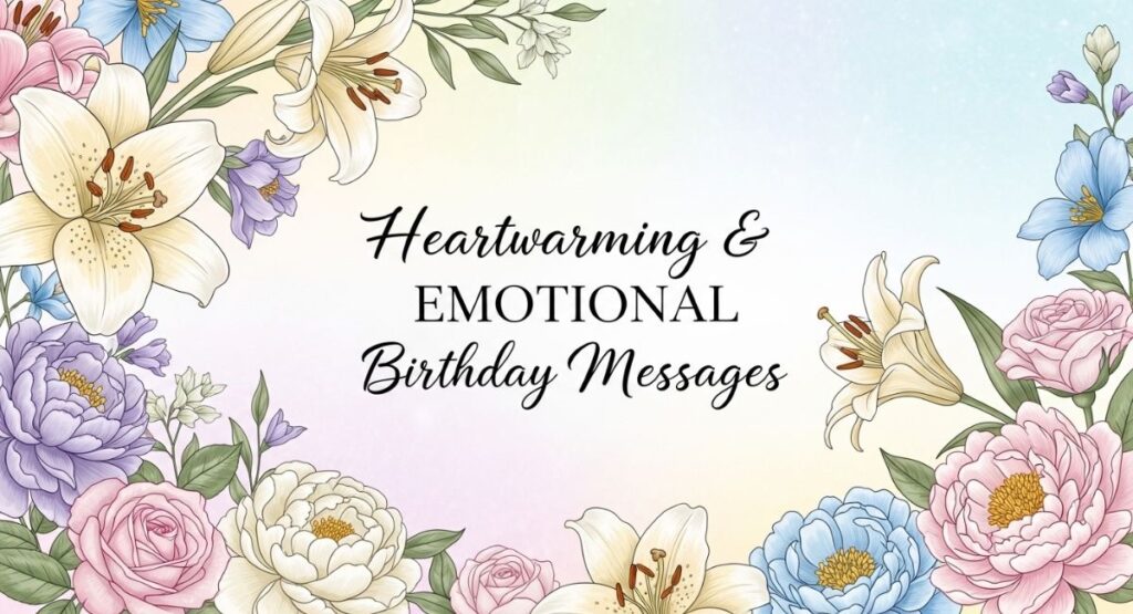 Heartwarming & Emotional Birthday Messages