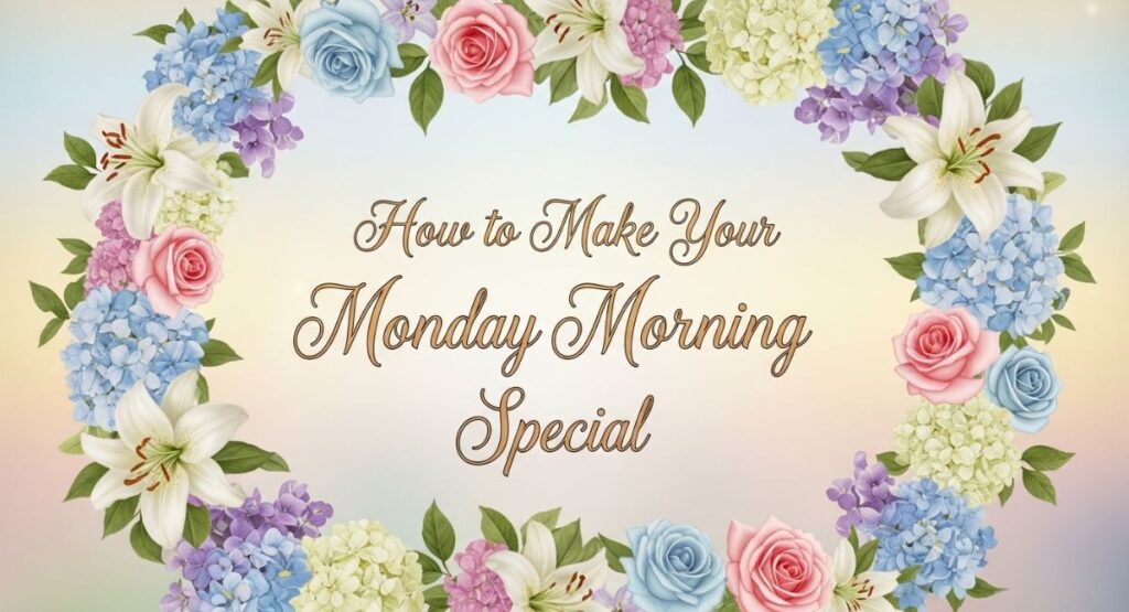 How to Make Your Monday Morning Special