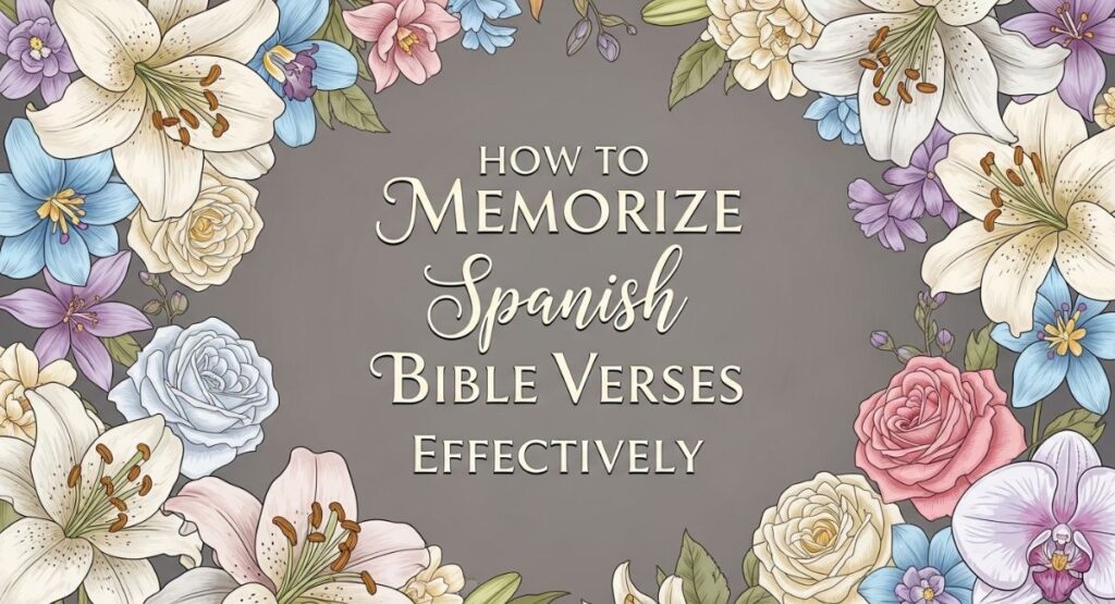 How to Memorize Spanish Bible Verses Effectively