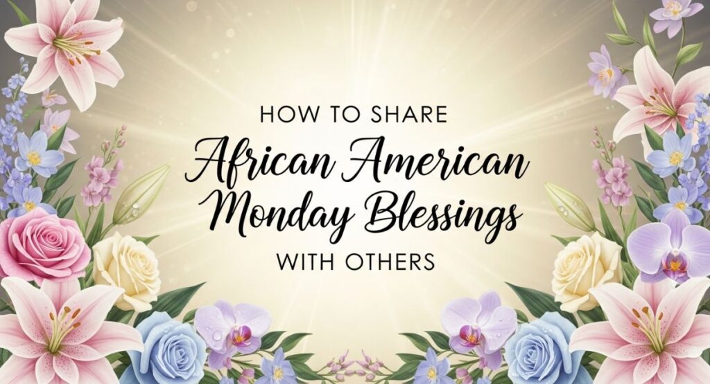 How to Share African American Monday Blessings with Others