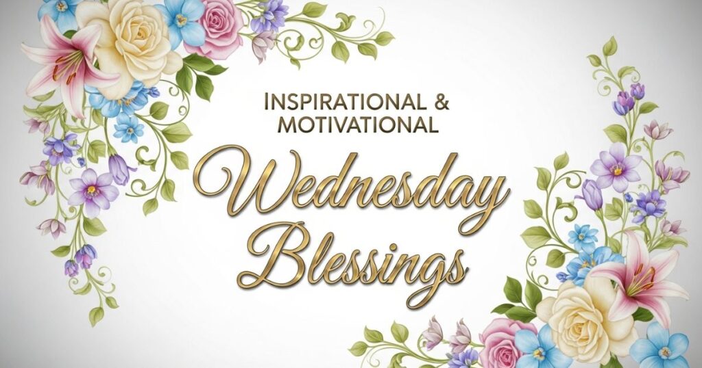 Inspirational and Motivational Wednesday Blessings