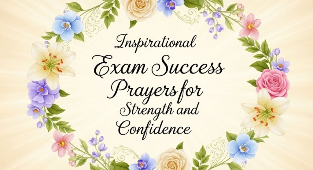 Inspirational Exam Success Prayers for Strength and Confidence