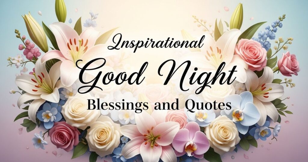 Inspirational Good Night Blessings and Quotes