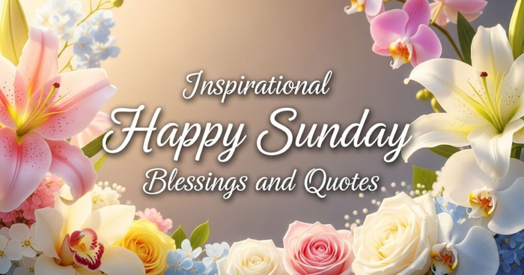 Inspirational Happy Sunday Blessings and Quotes