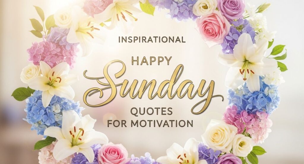 Inspirational Happy Sunday Quotes for Motivation