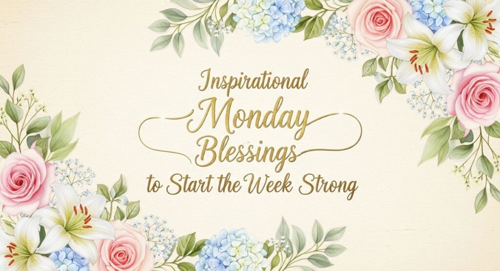 Inspirational Monday Blessings to Start the Week Strong
