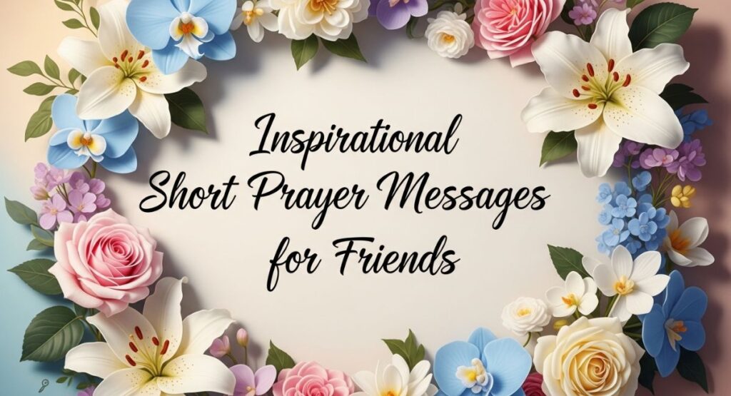 Inspirational Short Prayer Messages for Friends