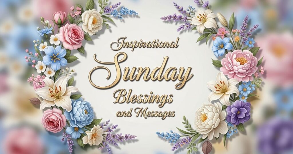Inspirational Sunday Blessings and Messages