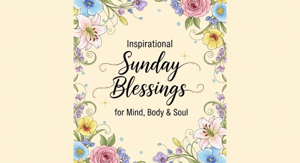 Inspirational Sunday Blessings for Mind, Body & Soul