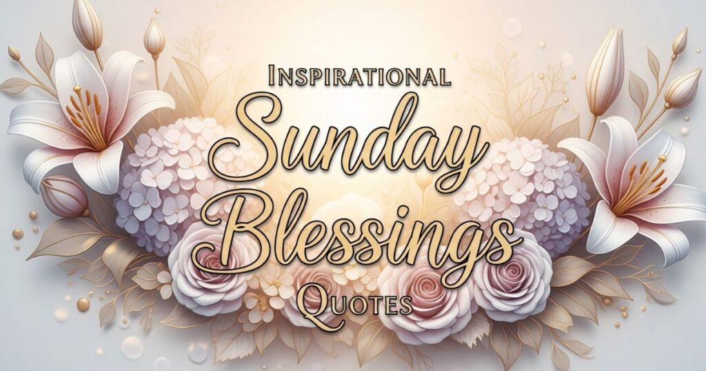 Inspirational Sunday Blessings Quotes