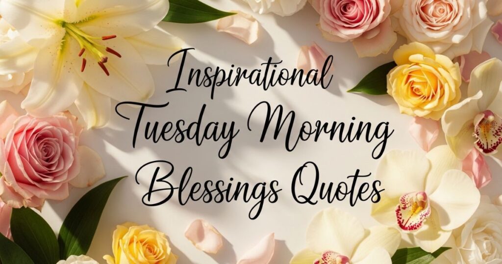 Inspirational Tuesday Morning Blessings Quotes