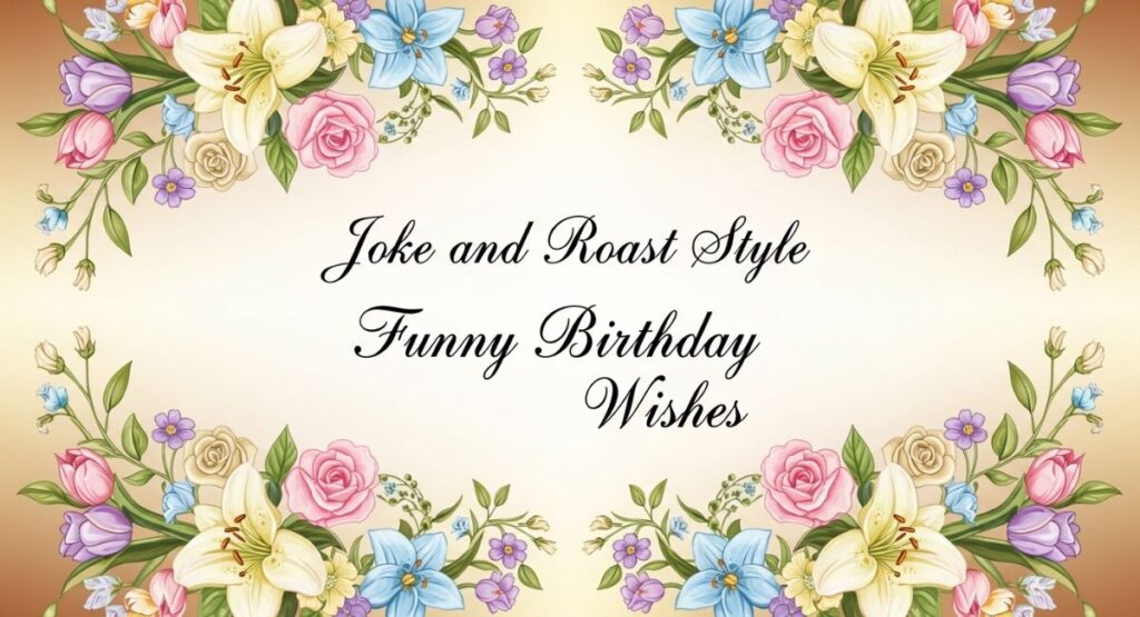 Joke and Roast Style Funny Birthday Wishes