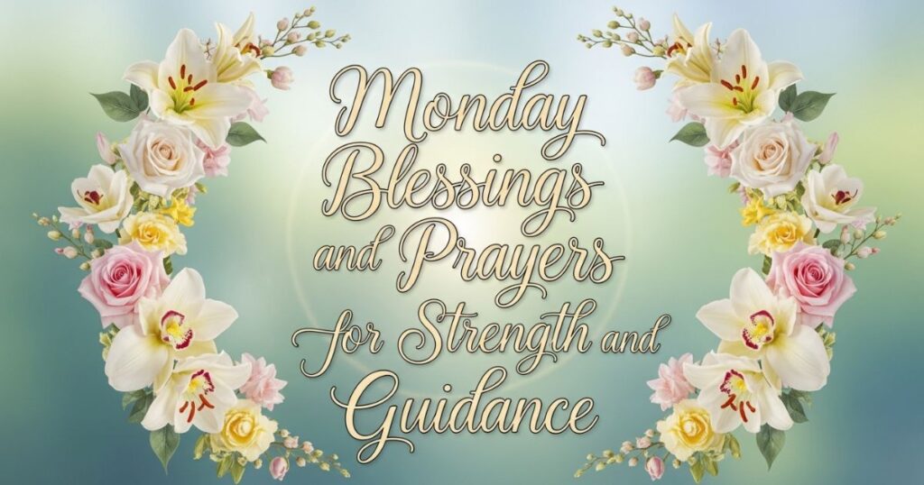 Monday Blessings and Prayers for Strength and Guidance