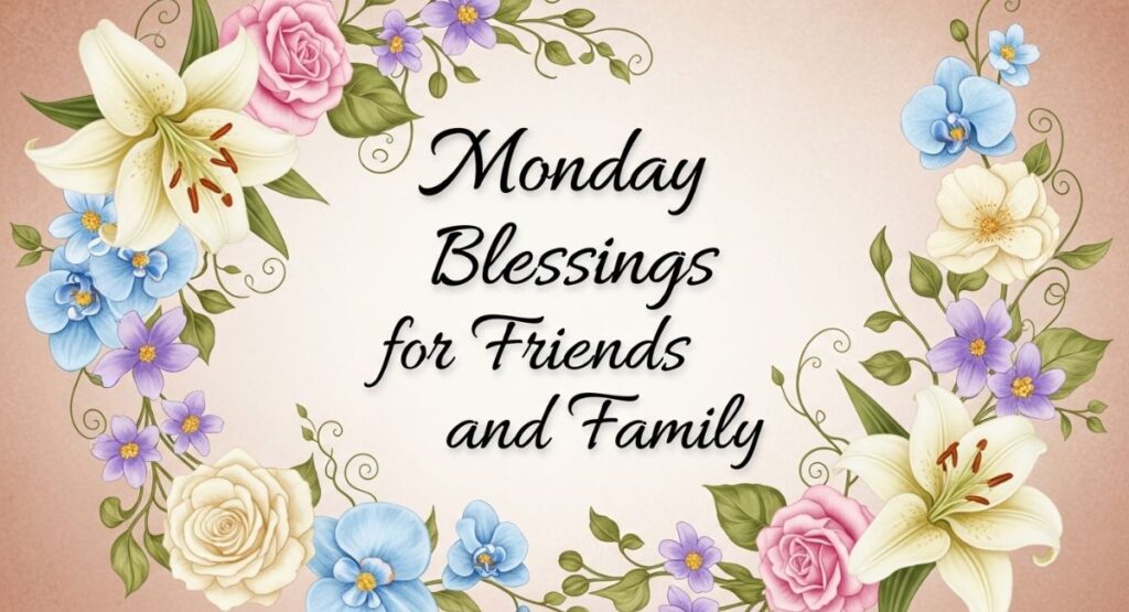 Monday Blessings for Friends and Family
