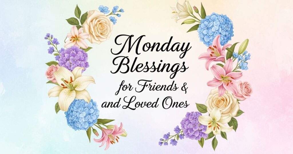 Monday Blessings for Friends and Loved Ones