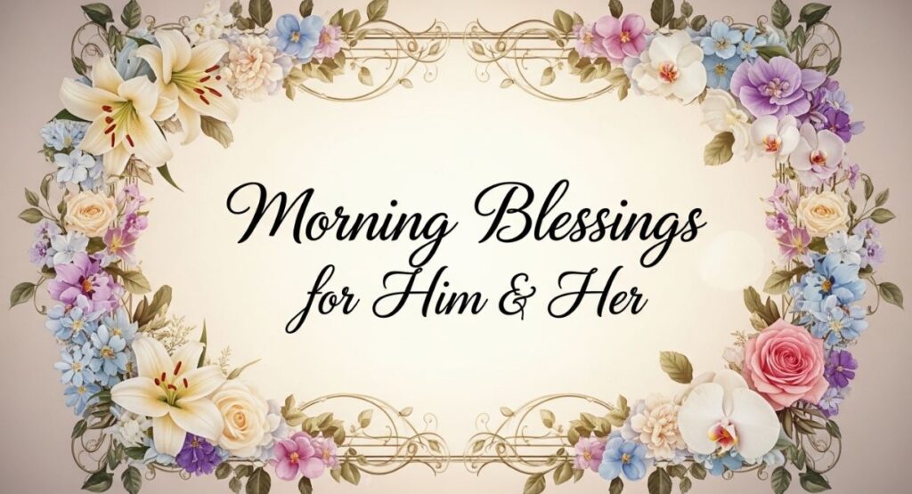 Morning Blessings for Him & Her