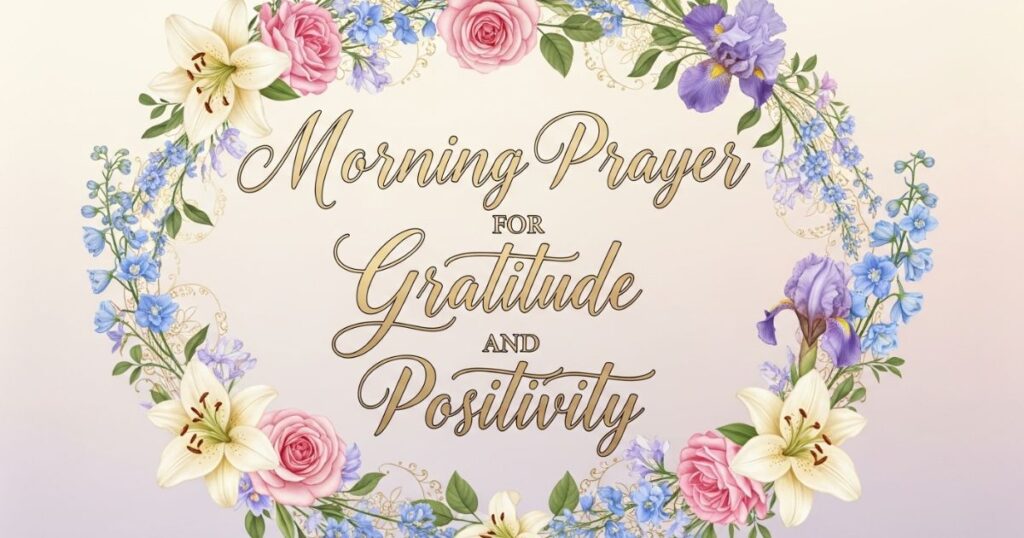 Morning Prayer for Gratitude and Positivity