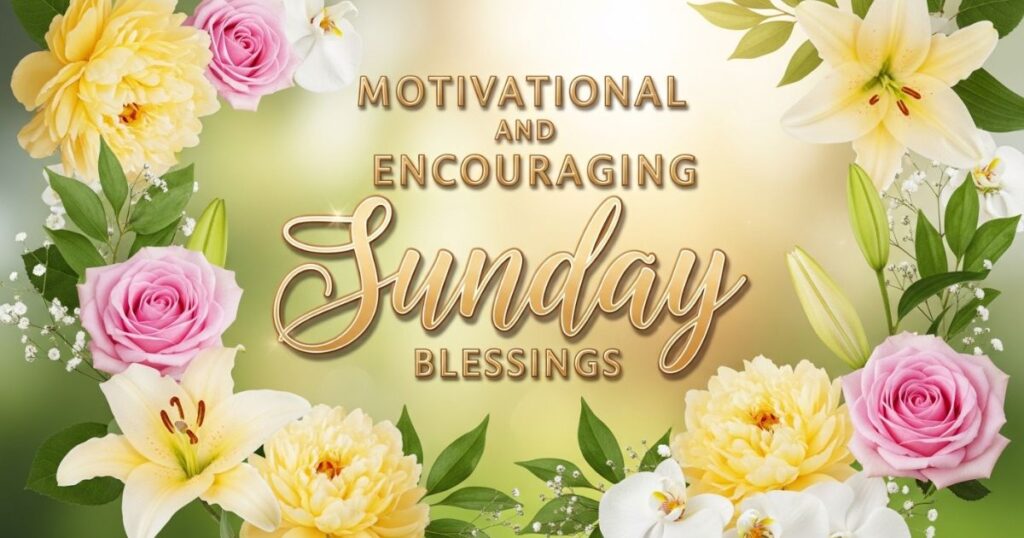 Motivational and Encouraging Sunday Blessings