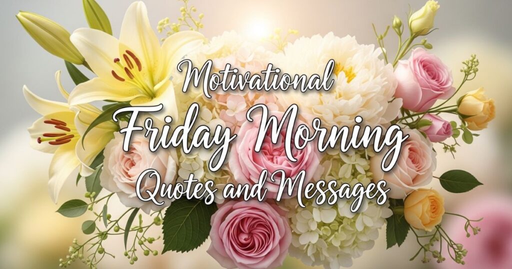 Motivational Friday Morning Quotes and Messages