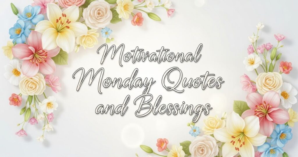 Motivational Monday Quotes and Blessings