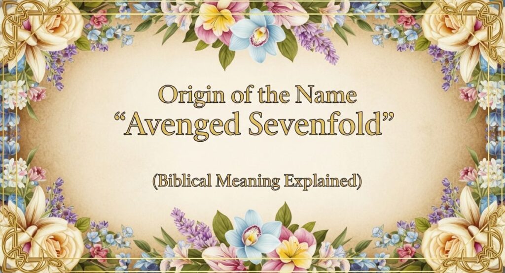 Origin of the Name “Avenged Sevenfold” (Biblical Meaning Explained)