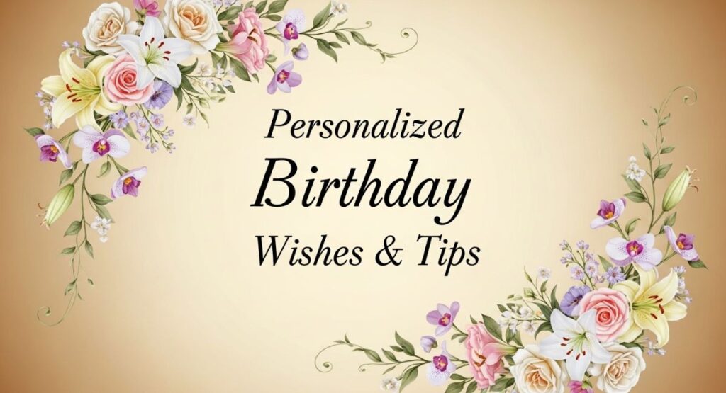 Personalized Birthday Wishes & Tips