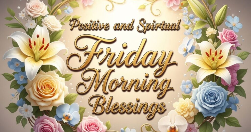 Positive and Spiritual Friday Morning Blessings