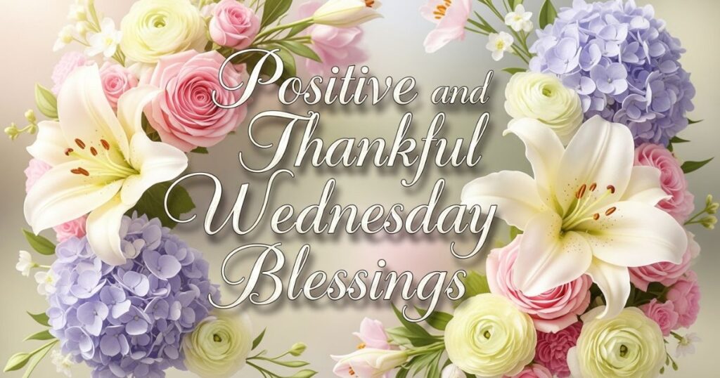 Positive and Thankful Wednesday Blessings
