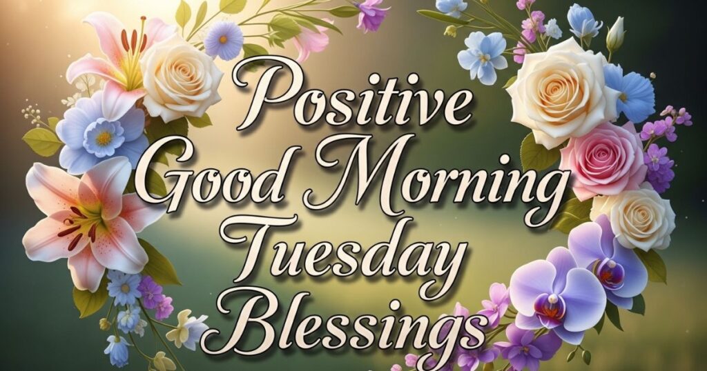 Positive Good Morning Tuesday Blessings