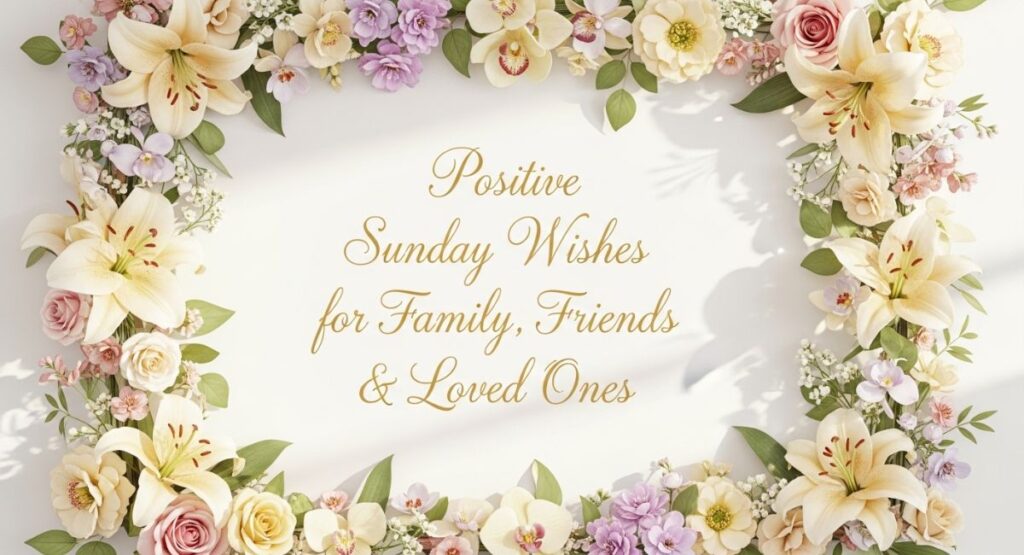 Positive Sunday Wishes for Family, Friends & Loved Ones