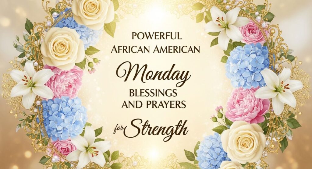Powerful African American Monday Blessings and Prayers for Strength