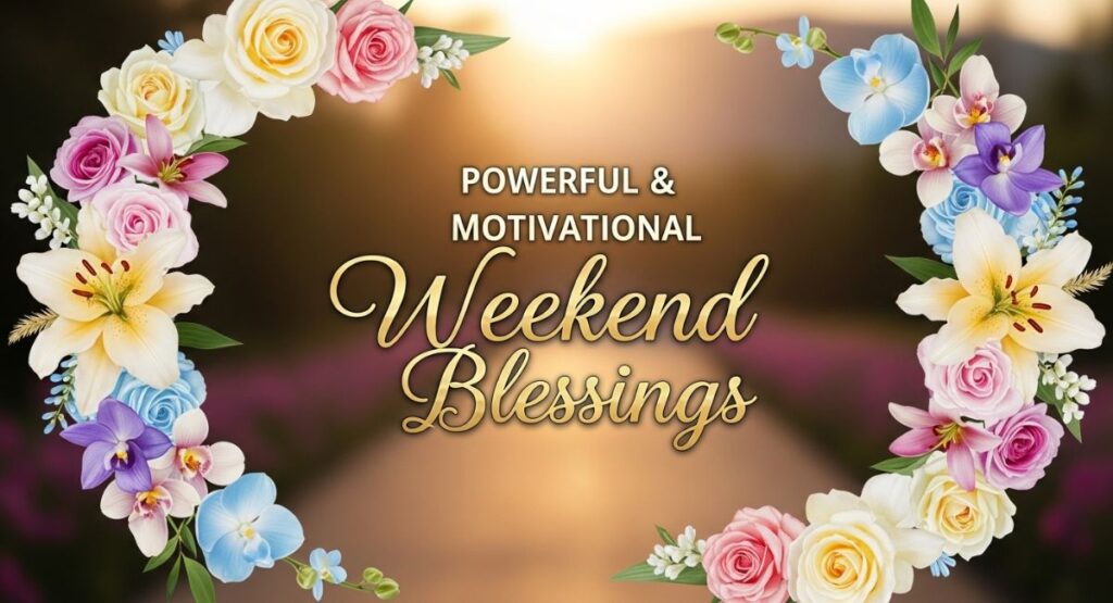 Powerful and Motivational Weekend Blessings