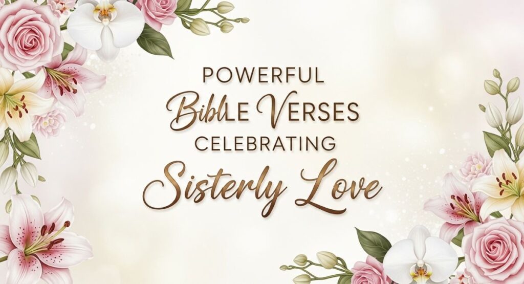 Powerful Bible Verses Celebrating Sisterly Love