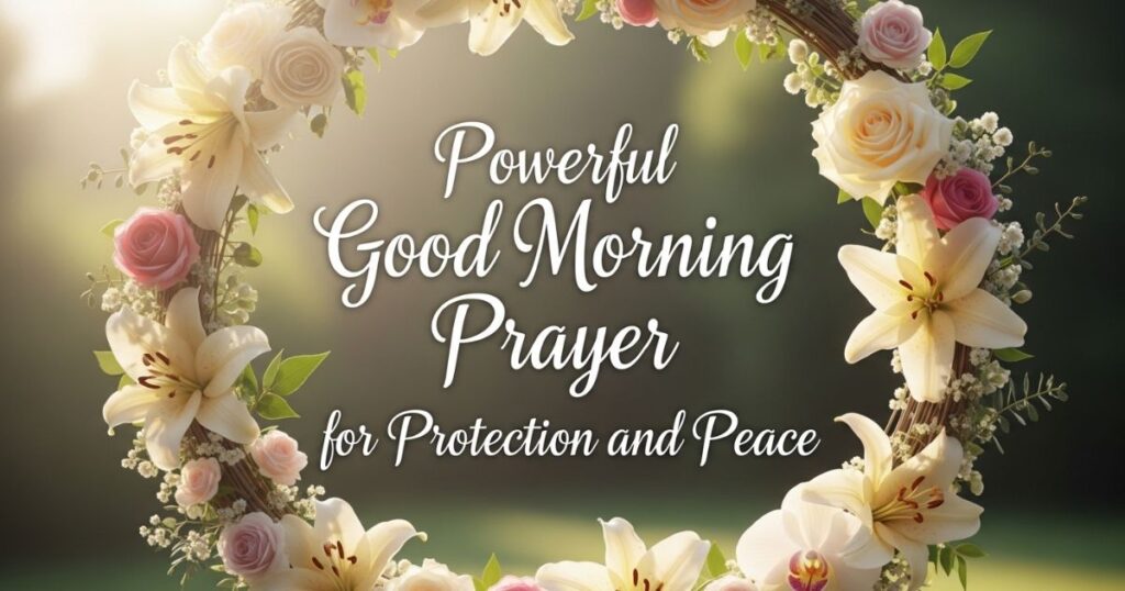 Powerful Good Morning Prayer for Protection and Peace
