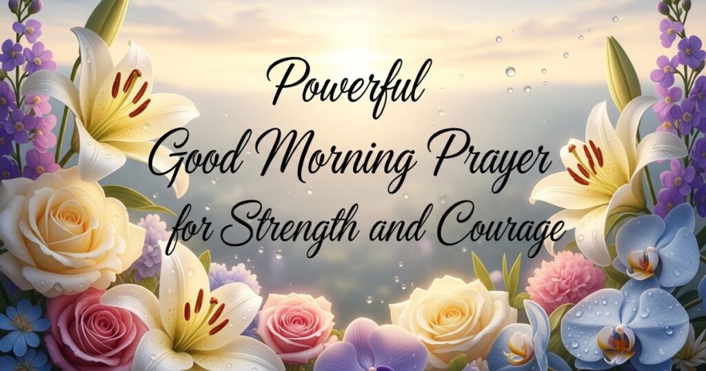 Powerful Good Morning Prayer for Strength and Courage
