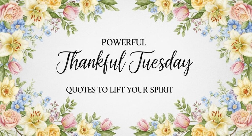 Powerful Thankful Tuesday Quotes to Lift Your Spirit