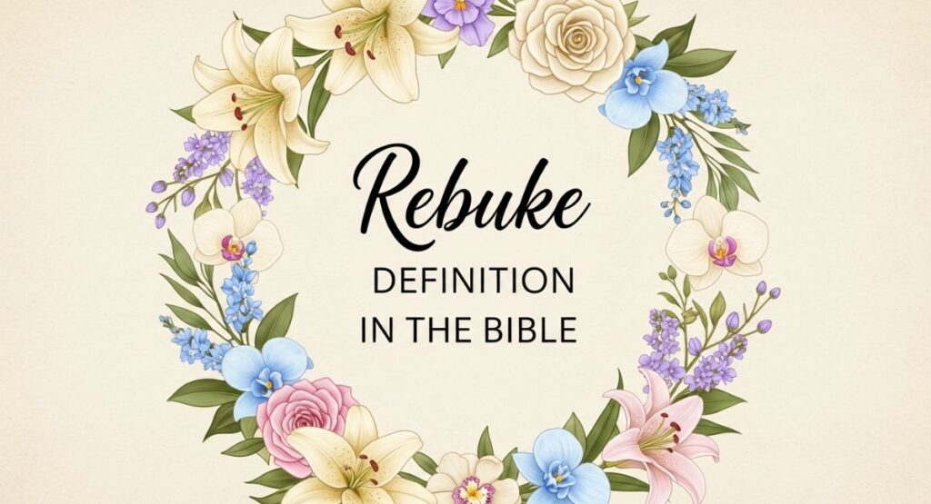Rebuke Definition in the Bible