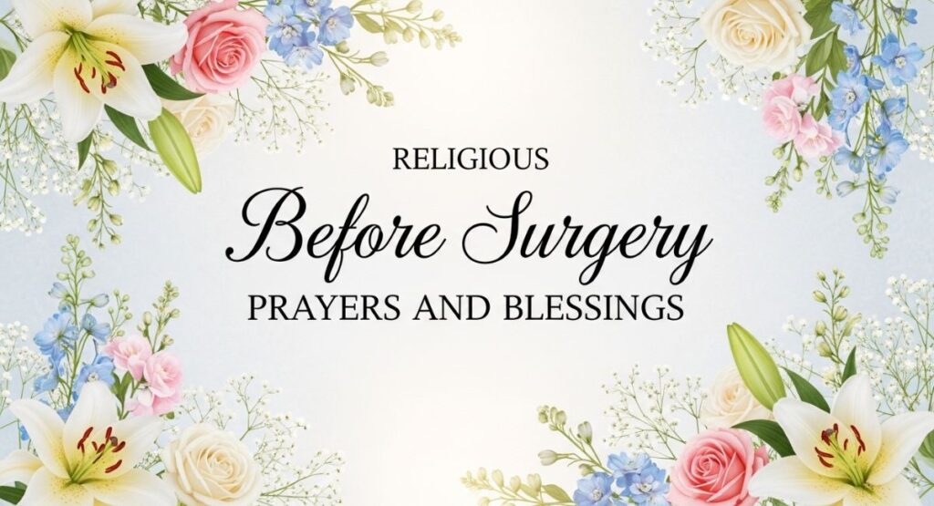 Religious Before Surgery Prayers and Blessings