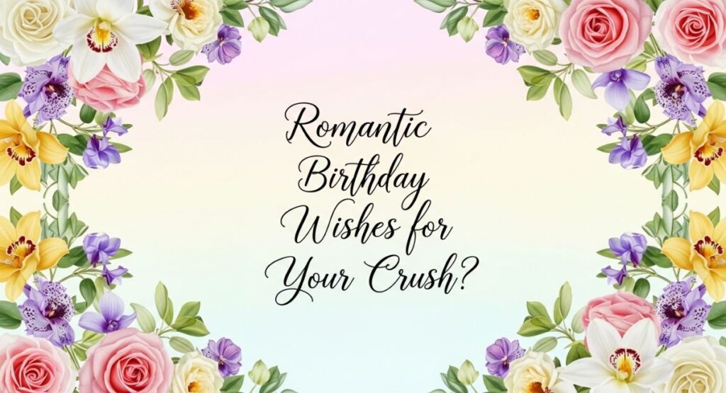 Romantic Birthday Wishes for Your Crush