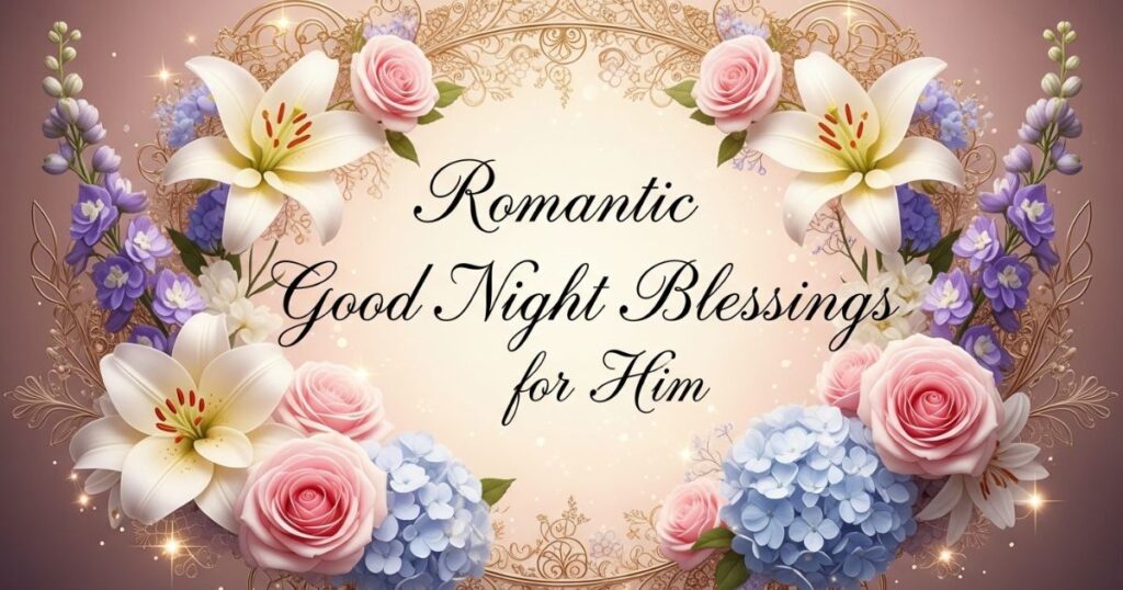 Romantic Good Night Blessings for Him