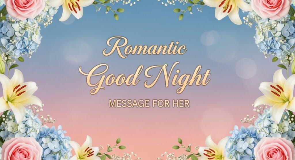 Romantic Good Night Message for Her