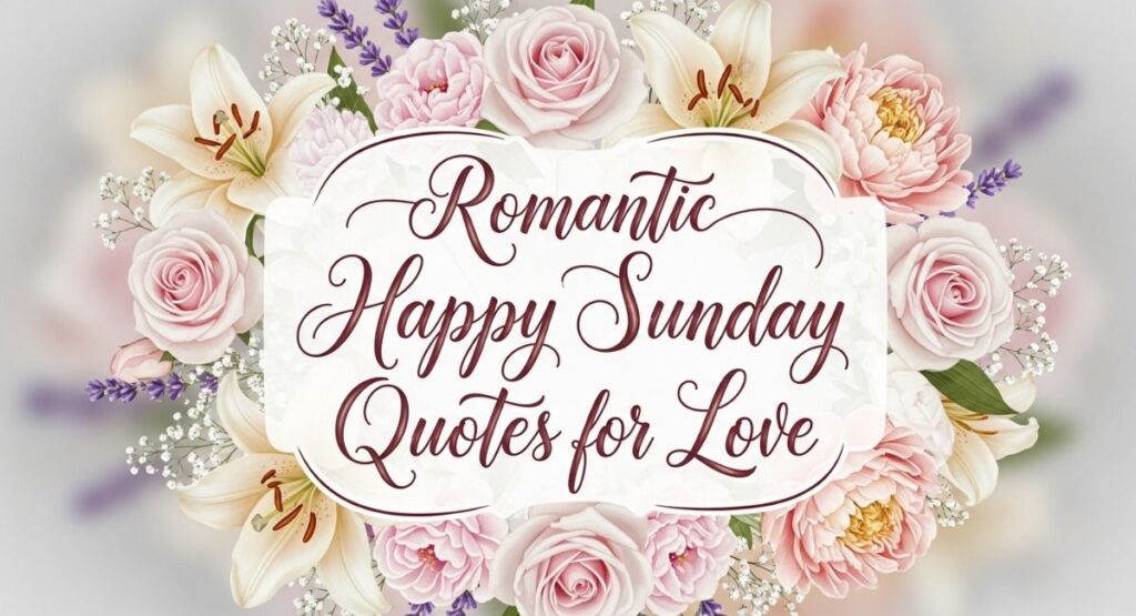 Romantic Happy Sunday Quotes for Love
