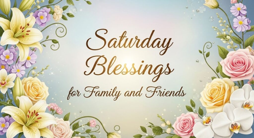 Saturday Blessings for Family and Friends