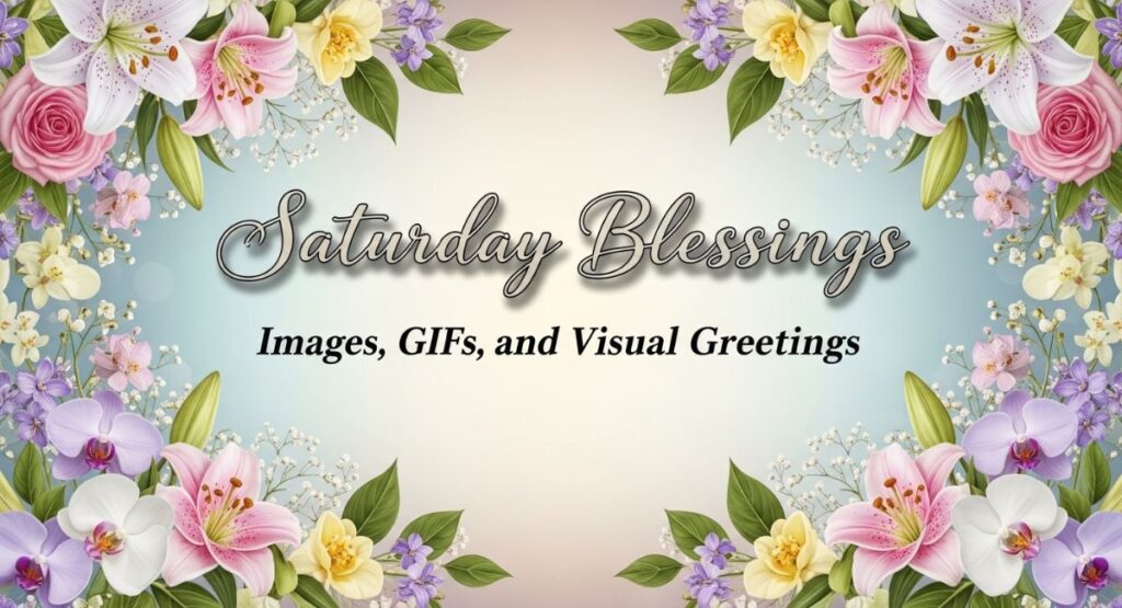 Saturday Blessings Images, GIFs, and Visual Greetings
