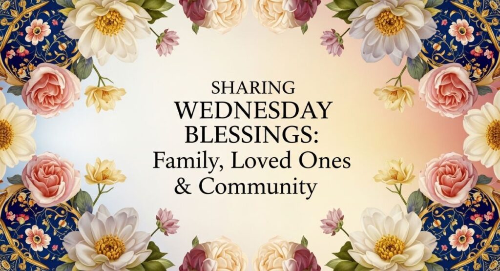Sharing Wednesday Blessings: Family, Loved Ones & Community