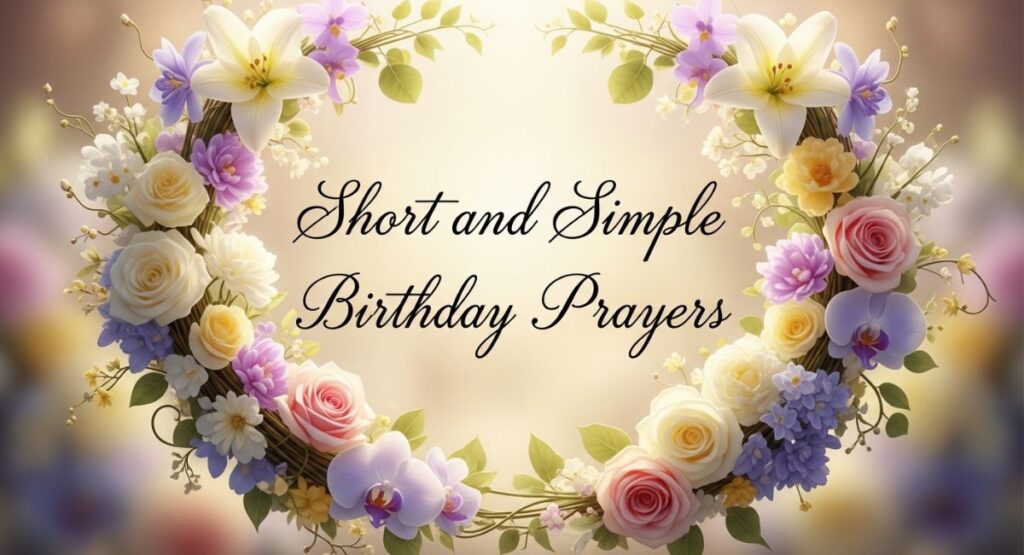 Short and Simple Birthday Prayers