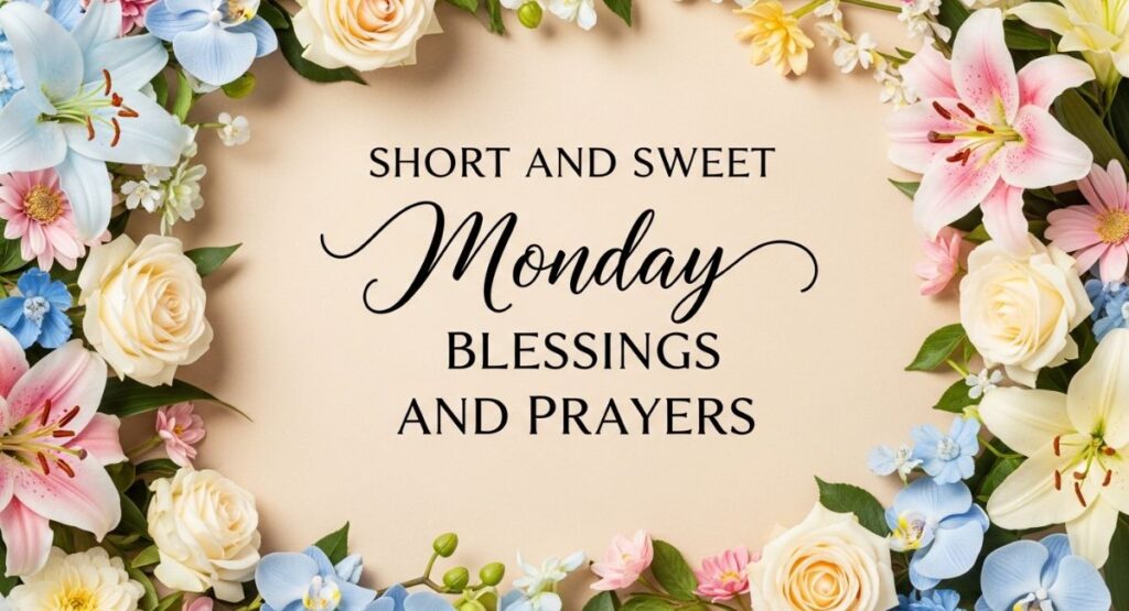Short and Sweet Monday Blessings and Prayers