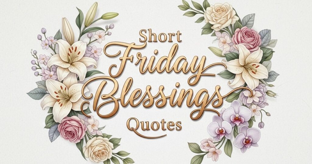 Short Friday Blessings Quotes