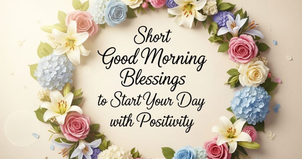 Short Good Morning Blessings to Start Your Day with Positivity